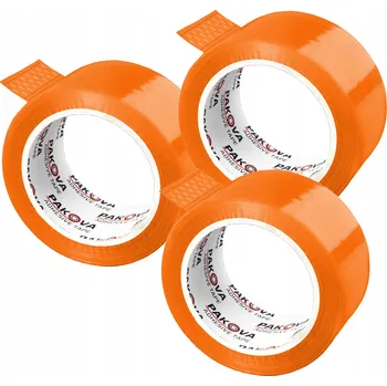 Lepicí páska Balicí páska Pakova oranžová šířka 48 mm délka 90 m 1 ks