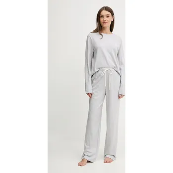 Dámské noční prádlo Bavlněné pyžamo Lauren Ralph Lauren ILN72453 šedá 09X, vel. XL