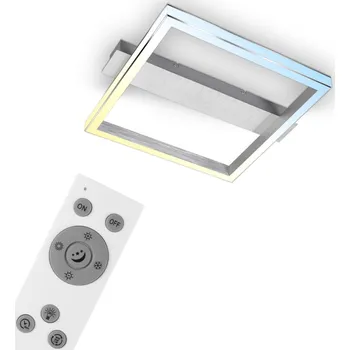 BRILONER CCT stropní svítidlo 42 cm, 26W, 2500lm, hliník 3760019