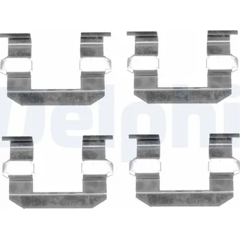 Přislušenství brzdového systému Sada příslušenství, obložení kotoučové brzdy DELPHI LX0400