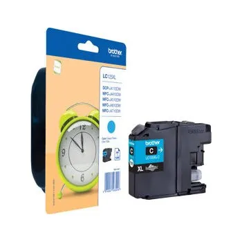 Počítač Brother LC12EC - XL kapacita - azurová - originální - inkoustová cartridge - pro Brother MFC-J6925DW LC12EC