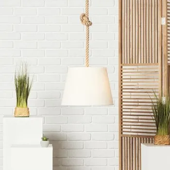 Brilliant 99194/09 Závěsné svítidlo SAILOR přírodní lano + textilie