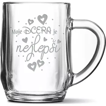 Sklenice Sablio Půllitr Moje dcera je nejlepší: 0,5