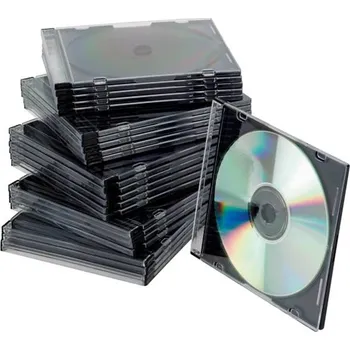 Box na 1 CD Q-Connect Slim, 25 ks