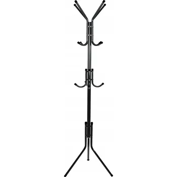 Věšák Stojanový věšák kovový Ruhhy černý