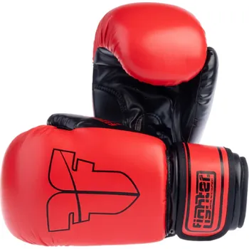 Boxerské rukavice BOXERSKÉ RUKAVICE FIGHTER BASIC ČERVENÁ Barva: Červená, Velikost: 12oz