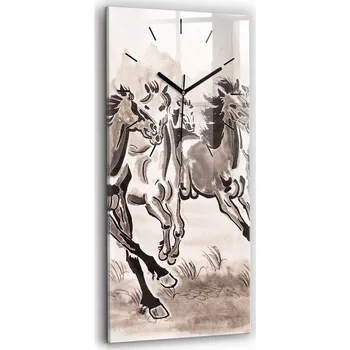 Hodiny Nástěnné hodiny Wallfluent černé 30 cm