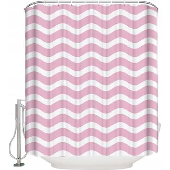 Prostěradlo Závěs Tlustá Ombre voděodolná PEVA 180x180 cm + háčky