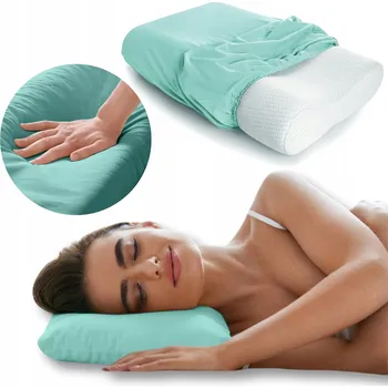 Polštář Povlak na polštář 30x50 cm na ortopedický polštář, jednobarevný Jersey Tore 43