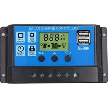 solární regulátor Solární regulátor PWM SY3024H 12-24V/30A+USB pro Pb baterie
