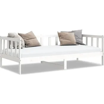 Postel Jednolůžková dřevěná postel VidaXL 806941 90x200 cm bílá