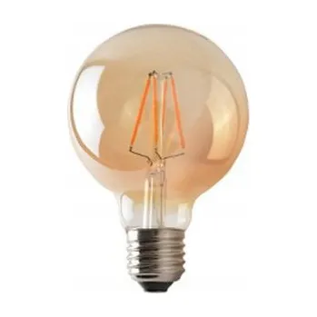 Žárovka Žárovka E27 LED FILAMENT 4W TEPLÁ VINTAGE G80