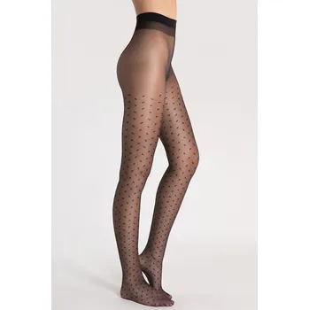 Dámské punčochy Silonkové punčocháče Fiore Olivia 15 DEN G6079 Barva: Černá, Velikost: 4-L