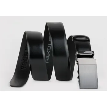 Opasek Černý pánský pásek s automatickou sponou PAKO LORENTE 90