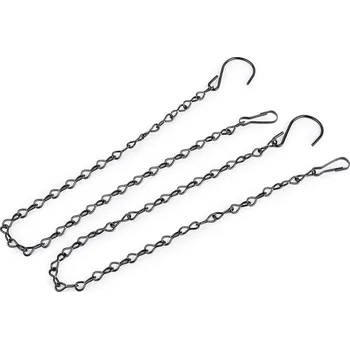 Vánoční ozdoba Kovový řetízek pro zavěšení dekorací, květináčů 50 cm Varianta: 2 černá, Balení: 10 ks