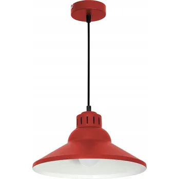 Závěsné loftové svítidlo červené stínidlo Ø30cm Works 1xE27 15W Luminex