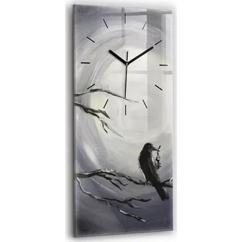 Hodiny Nástěnné hodiny Wallfluent černé 30 cm