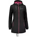 Dámský kabát Altisport černý klasický s kapucí velikost XS