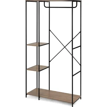 police Regál PAZI, přírodní/kov + vyzvednutí ZDARMA