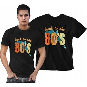 Pánské oblečení Tričko Pánské s potiskem Back to the 80's Dárek Pánské L