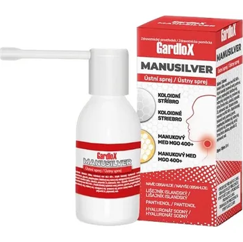Dentální hygiena GardloX Manusilver ústní sprej 30ml