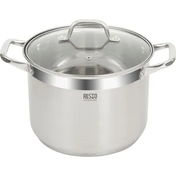 Sada nádobí RESTO 92006 Hrnec s pokličkou 24 x 18 cm, 8.0 l (LIBRA)