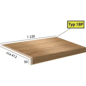 Schodiště Vinylové schody BRASED Ecoline Step 1BP - 9555 Dub bush