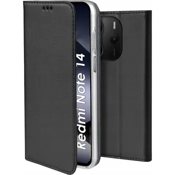 Pouzdro na mobilní telefon MAGNETICKÉ POUZDRO PRO XIAOMI REDMI NOTE 14 4G + SKLO