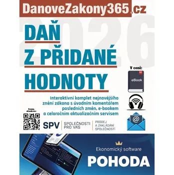 Zákon o dani z přidané hodnoty 2026 s komentářem změn