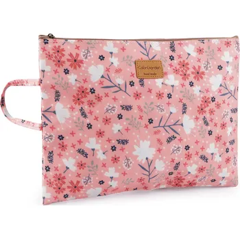 Penál Pouzdro voděodolné se zipem hand made 33x24,5 cm, střední, 2 pudrová