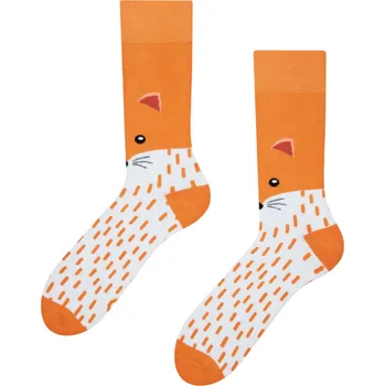 Dámské ponožky Veselé teplé ponožky Huňatá liška