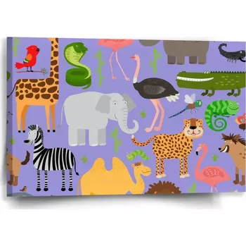 Obraz Sablio Obraz Animované safari - 60x40 cm