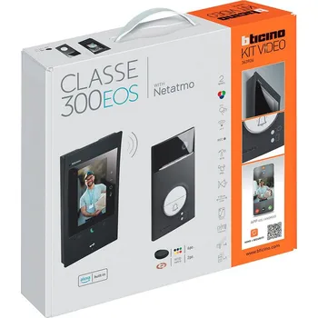 Domovní zvonek BTICINO VIDEO SET BTCINO CL300EOS+L3000 ČERNÁ 363926
