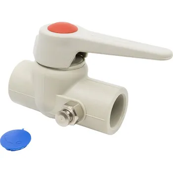 Instalatérský materiál PPR kulový kohout s vypouštěním 25 mm, páka