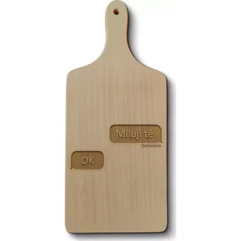 Kuchyňské prkénko Sablio Prkénko Miluji tě, OK