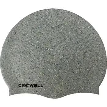 Čepice Silikonová plavecká čepice Crowell Recycling Pearl silver col.2 134 cm