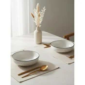 Sinsay - Sada kropenatých misek s okrajem 2 pack - bílá - 263EQ-00X - 263EQ-00X-ONE