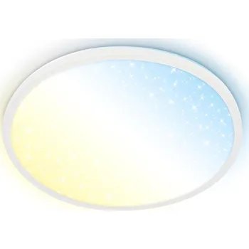 BRILONER Slim svítidlo LED panel pr.37,5 cm - 22W, 3000lm, dálkový ovladač, stmívatelné, bílé 7655016