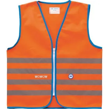 Pánská vesta WOWOW Dětská reflexní vesta FUN JACKET M ORANŽOVÁ|ŠEDÁ