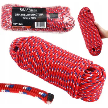 Železářství Polypropylenové lano Kraft&Dele 8 mm x 50 m
