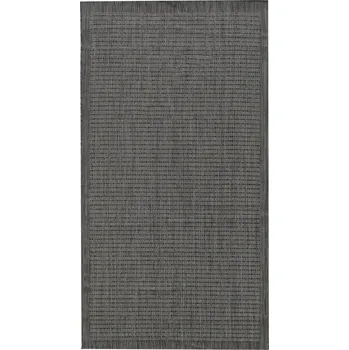 Koberec Ayyildiz Odolný běhoun Giza 1410 Black z polypropylenu pro interiér i exteriér Rozměry koberců: 80x250