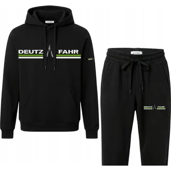 Pánská mikina Souprava pro farmáře DEUTZ FAHR MIKINA + TEPLÁKY traktor 2XL