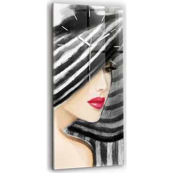 Hodiny Nástěnné hodiny Wallfluent černé 30 cm