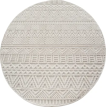 Koberec Ayyildiz Kusový koberec Helix 2202 cream kruh Rozměry koberců: 200x200