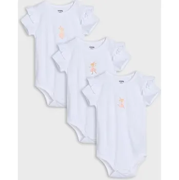 Sinsay - Sada 3&nbsp;body - bílá - ZF653-00X - ZF653-00X-68