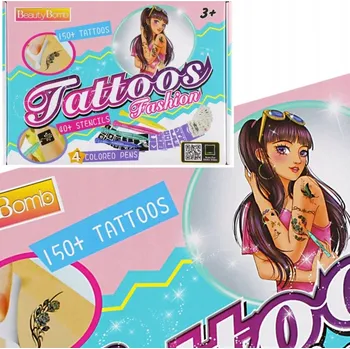 Odstranitelné tetování Sada tetování MEGA CREATIVE 531543