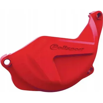 POLISPORT KRYT VÍKA SPOJKY HONDA CRF 450R '10-'16 ČERVENÁ BARVA