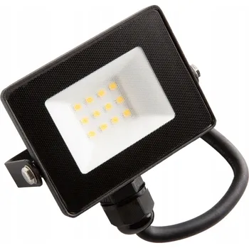 LED halogenový reflektor 10W studená bílá 900lm IP65 černý Ecolight