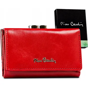 Peněženka Pierre Cardin dámská kožená peněženka červená - pravá kůže