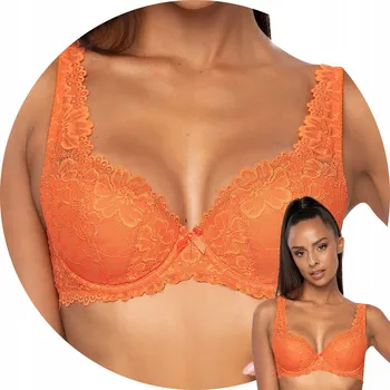 Dámské spodní prádlo MAT vyztužená podprsenka oranžová velikost 80C